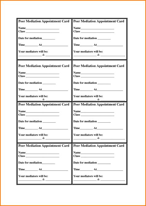appointment reminder card template qualads