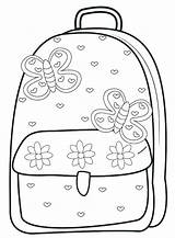 Handbag Pages sketch template