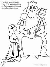 Esther Coloring Purim Ahasuerus Pages Xcolorings sketch template