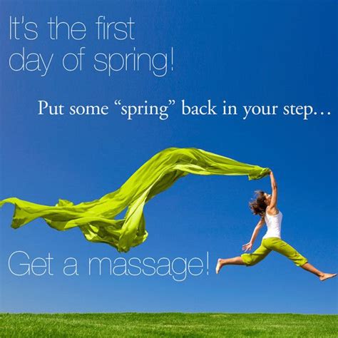 happy first day of spring come in today to get a spring in your step