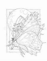 Coloring Pages Colouring Fairy Books Adult Bergsma Adults Jody Color Printable Sheets Book Proof Should Too Drawings Drawing Colorful Line sketch template