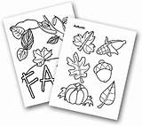 Coloring Pages Crayola Fall sketch template