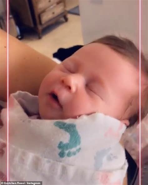 gretchen rossi shares a series of sweet clips of two week old daughter