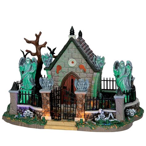 Lemax Spooky Town Collection Graveyard Scene With 4 5v Adaptor