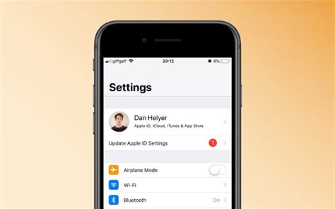 message  update apple id settings  iphone ipad  mac