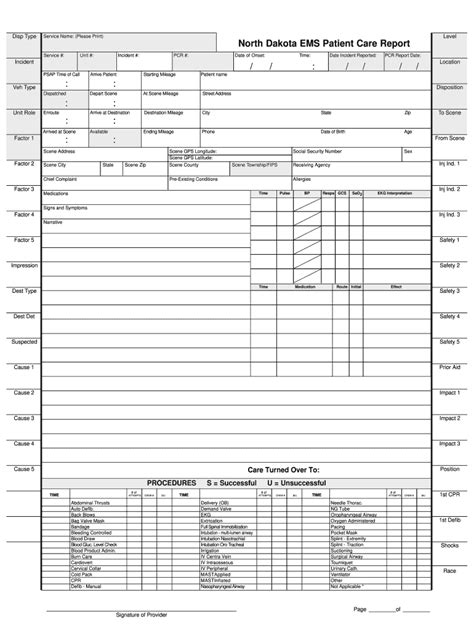 patient care report examples fill out and sign printable pdf template