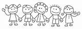 Stick Holding Hands Clipart Children People Clip Kid Figure Kids Figures Family Cliparts Choose Board Hand Clipartsign Clipground Good Human sketch template
