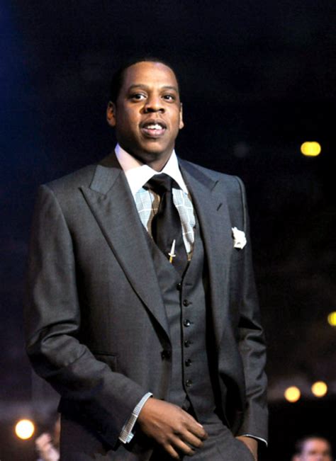 Jay Z Black And White Suit