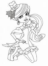 Coloring Draculaura Monster High Pages Printable Print Dance Sheet Dawn Sheets Dolls Colouring Doll Kids sketch template