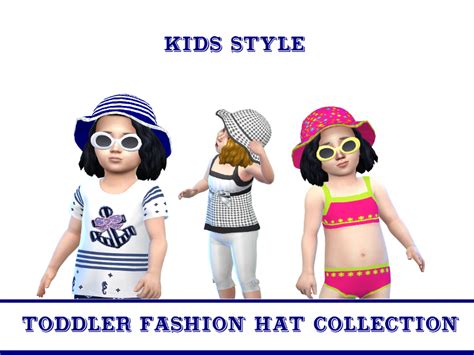 sims resource toddler fashion hat collection