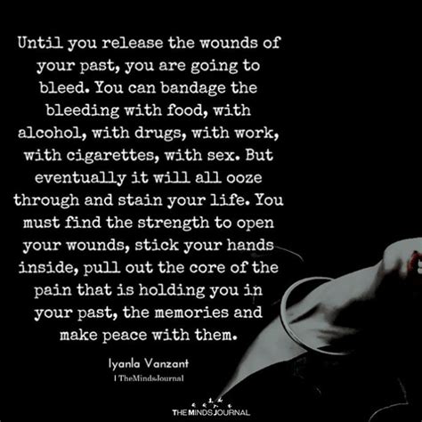 Until You Release The Wounds Of Your Past Mind Journal