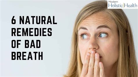 6 natural remedies of bad breath modern holistic health