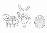 Tortuga Pascua Manuelita Conejo Convertir Conmishijos sketch template