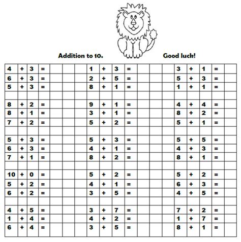 simple addition worksheets  simple addition worksheets