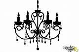 Chandelier Draw Step Drawingnow sketch template
