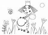 Holly Little Ben Kingdom Princess Pages Coloring Frog Back Printable Pages2color Elf Wonder sketch template