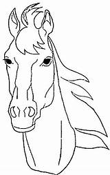Horse Head Coloring Pages Color Printable Getcolorings Realistic Print sketch template
