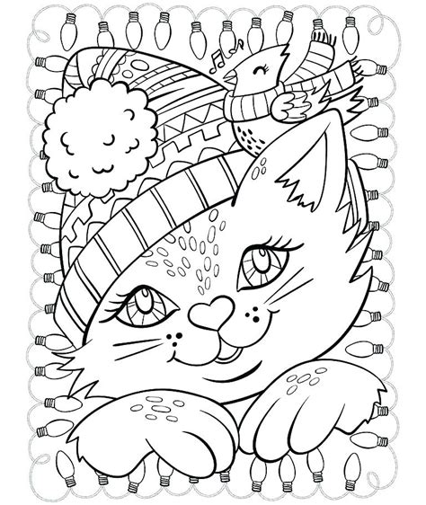 winter holiday coloring pages printable  getcoloringscom