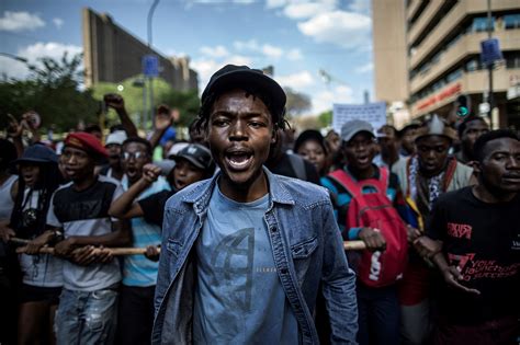student protests roiling south africa   yorker