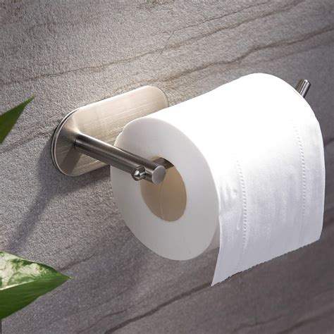 toilet paper holder wall mount   adhesive home appliances