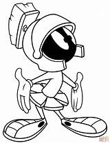 Coloring Marvin Martian Pages Printable Drawing Skip Main sketch template
