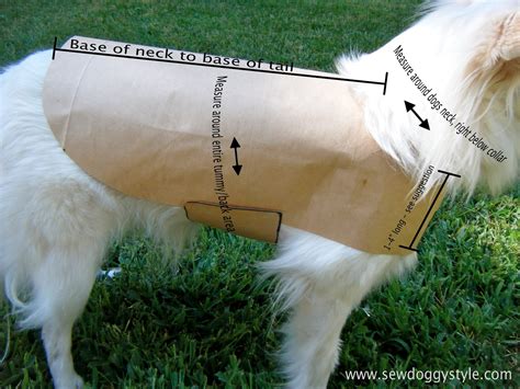 beginner template dog coat sewing patterns  printable prntbl