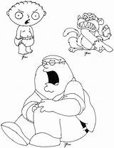 Griffin Stewie Gangster Coloringhome Library Clipart Coloringme sketch template