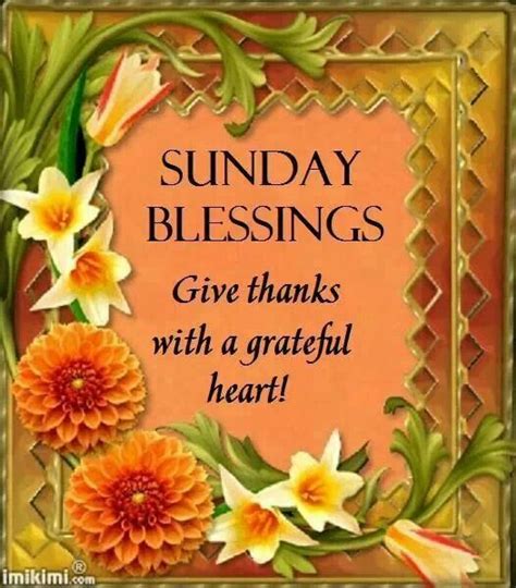 Sunday Blessings Blessed Sunday Happy Sunday Quotes