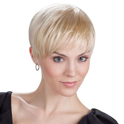 Synthetic Wig Curly Pixie Cut Asymmetrical Wig Blonde Short Blonde