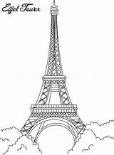 Eiffel Dibujos sketch template