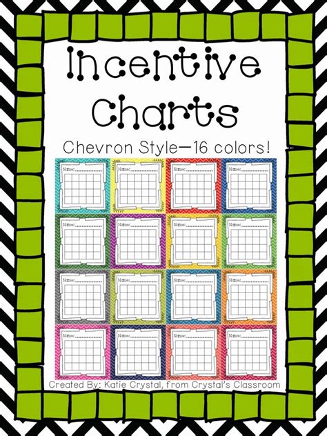 crystals classroom incentive charts