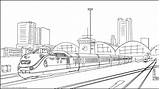 Ausmalbilder Frankfurt Hauptbahnhof sketch template