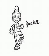 Cyberchase Jackie Disegno sketch template