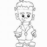 Frankenstein 101coloring sketch template