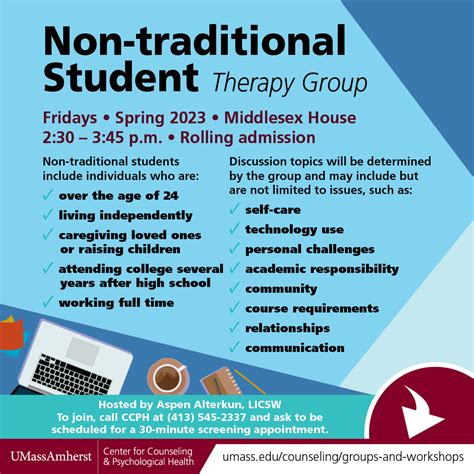 traditional student therapy group center  counseling