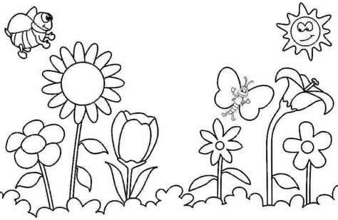 summer coloring pages summer coloring pages spring coloring