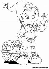 Noddy Coloring Book Pages Coloriage Info Colorare Cartoon Para Drawing sketch template