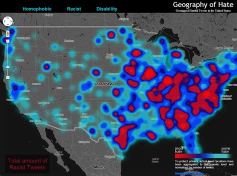 geography of hate map shows where most racist tweets come from fox31
