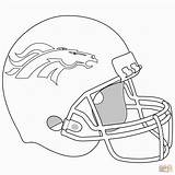 Broncos Coloring Helmet Denver Logo Football Bronco Nfl Pages Teams Sheets Printable Colors sketch template