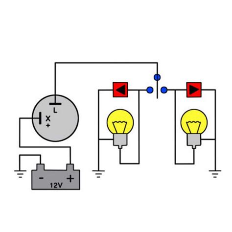 pin led flasher relay wiring diagram
