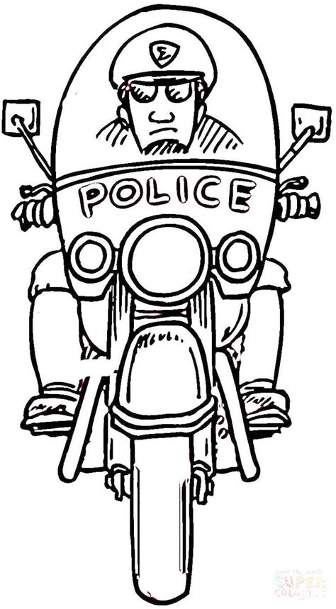images  policeman coloring pages  learn   police