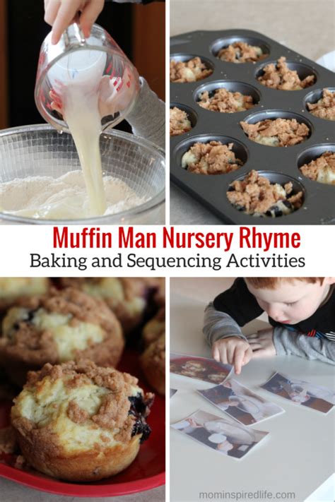 muffin man nursery rhyme activities reinforce math literacy