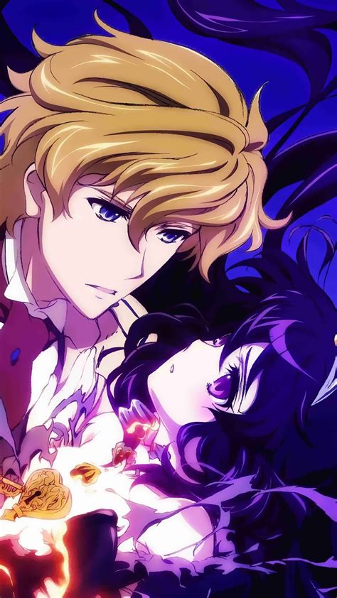 wallpaper anime boy  girl love heart key  hd