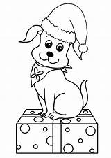 Coloring Christmas Pages Puppy Puppies Cute Super Pup Printable Sad Husky Print Sheets Color Baby Dog Kids Getcolorings Getdrawings Animal sketch template