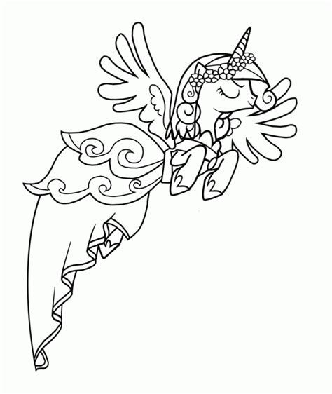 princess cadence coloring page coloring home