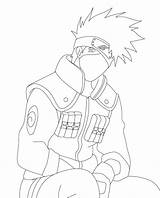 Naruto Coloring Pages Kakashi Sasuke Hatake Lineart Anime Tails Nine Shippuden Synyster A7x Gates Sage Color Manga Print Printable Getcolorings sketch template