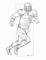 Coloring Pages Saints Football Orleans Player Tim Print Tebow Sports October Ca 2009 Color Getcolorings sketch template