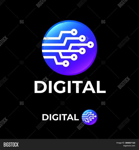 digital logo logo vector photo  trial bigstock