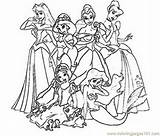 Coloring Princess Disney Printable Pages Color Online Cartoons Print Pdf sketch template