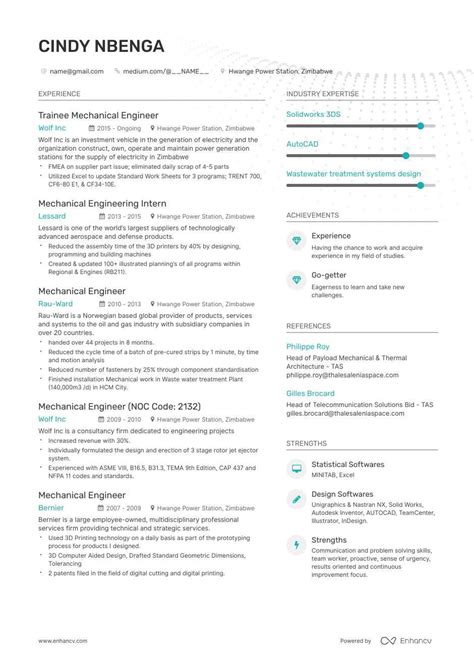 design engineer resume examples dos  donts   enhancv